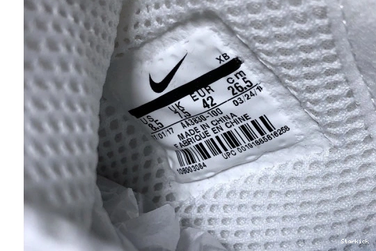 Nike Presto White  Air O-W x AA3830-100 0911